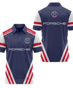 Porsche Merch P-car Motorsport Polo Shirt Unique Car Racing Christmas Gifts
