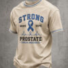 Prostate Cancer Awareness Month Merch Brave Hope Strong T-Shirt September Gifts For Him