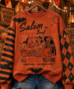 Salem Book Club Sweatshirt Salem Witch Trials Clothing Halloween Spooky Perfect Gift For Her