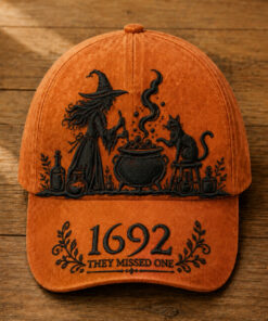 Salem Witch 1692 Baseball Hat Brewing Cauldron Ball Cap Halloween Spooky Gifts For Him