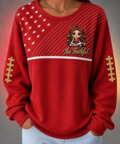 San Francisco 49ers Merch Faithful Football Sweatshirt Gift For Mom