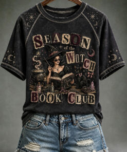 Season Of The Witch T-Shirt Halloween Womens Apparel Great Gifts For Her