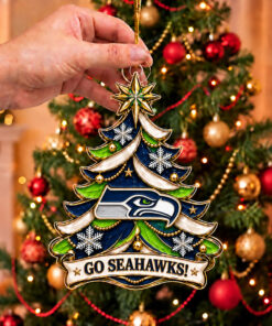 Seattle Seahawks Football Merch Ornament Seahawks Christmas Tree Decor Fan Gifts