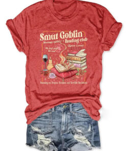 Smut Goblin Reading Club T-Shirt Book Lover Clothing Gift For Bookworms - Homegiftaura