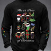 The 12 Pints Of Christmas Long Sleeve Shirt Alcohol Drinking Xmas Clothing Beer Lover Gift