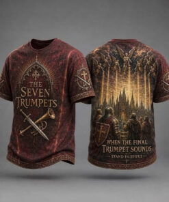 The Seven Trumpets T-Shirt Book Of Revelation Christian Clothing Presents For Brother