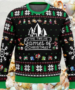 The Twelve Games Of Christmas Ugly Sweater MTV The Challenge Holiday Merch Reality Show Gifts