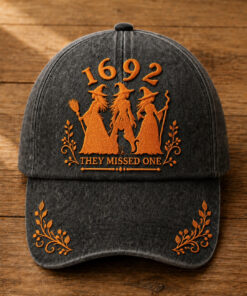 They Missed One 1692 Baseball Hat Salem Witch Halloween Merch Spooky Gothic Dad Gifts