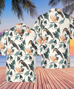 Tony Montana Al Pacino Scarface Hawaiian Shirt Tropical Bird Leaf Flowers Aloha Shirt - Homegiftaura