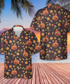Turkey And Harvest Hawaiian Shirt 2024 Thanksgiving Gobble Shirt Gifts For Family - Homegiftaura