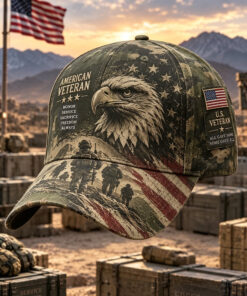 US Veteran Merch All Gave Some Some Gave All Camo Baseball Hat Patriotic Gifts For Army