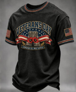 US Veteran Merch Honoring All Who Served T-Shirt Proud Gifts For Him