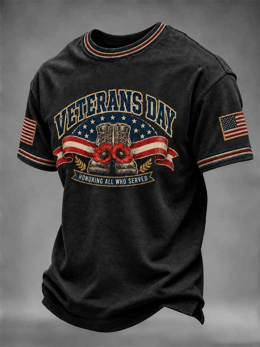 US Veteran Merch Honoring All Who Served T-Shirt Proud Gifts For Him