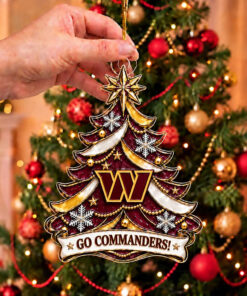 Washington Commanders Football Merch Ornament Commanders Christmas Tree Decor Fan Gifts