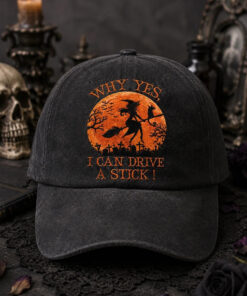Why Yes I Can Drive A Stick Baseball Hat Halloween Mens Cap Presents For Brother