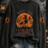 Why Yes I Can Drive A Stick Sweatshirt Halloween Witch Clothing Halloween Apparel For Her