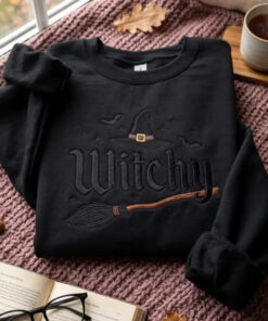 Witchy Sweatshirt Halloween Mens Clothing Spooky Season Gift Ideas For Brother