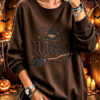 Witchy Sweatshirt Halloween Witch Womens Apparel Presents For Sister