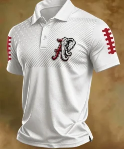 Alabama Football Merch Football Polo Shirt Game Day Sports Dad Gifts