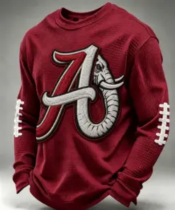 Alabama Football Merch Roll Tide Football Long Sleeve Shirt Fan Gifts