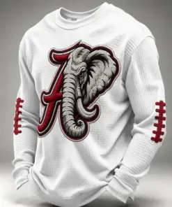 Alabama Football Merch Roll Tide Football Long Sleeve Shirt Gifts For Men