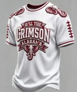 Alabama Football Merch Roll Tide Game Day Football T-Shirt Gifts For Him
