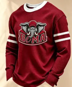 Alabama Football Merch Roll Tide Game Day Long Sleeve Shirt Sports Apparel Gift