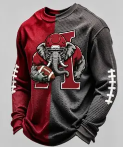 Alabama Football Merch Roll Tide Long Sleeve Shirt Game Day Gifts For Him