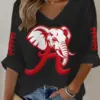 Bama Football Merch Football Game Day V-Neck Raglan Shirt Gift Ideas For Sister