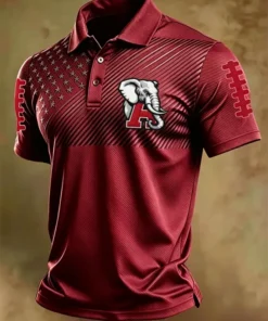 Bama Football Merch Game Day Football Polo Shirt Gifts For Him