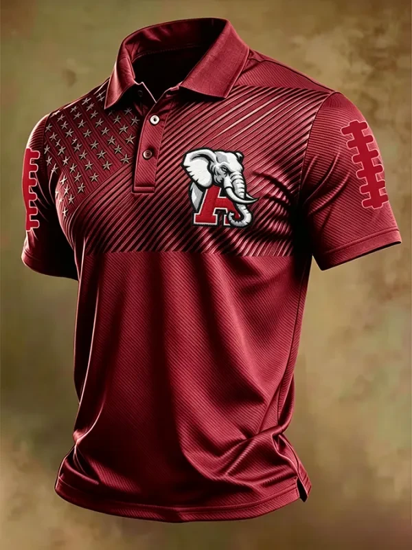 Bama Football Merch Game Day Football Polo Shirt Gifts For Him