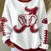 Bama Football Merch Game Day Sweatshirt Football Gifts For Mom