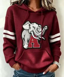 Bama Football Merch Go Football Hoodie Sports Gifts For Mom