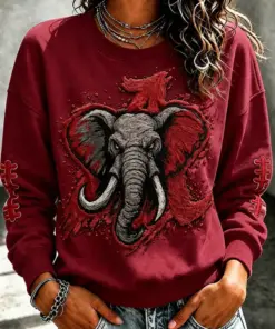 Bama Football Merch Go Football Sweatshirt Sports Apparel Gear