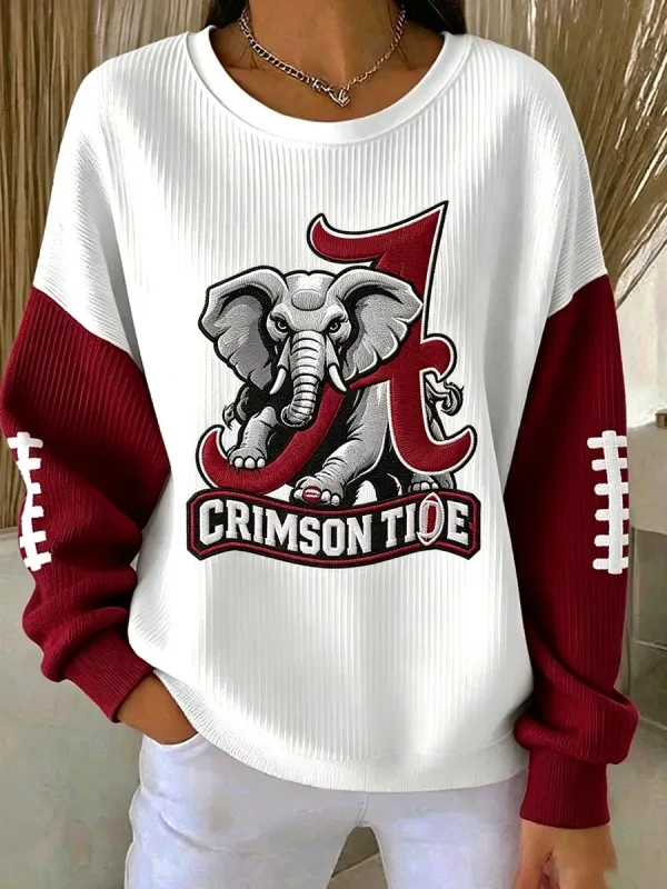 Bama Football Merch Roll Tide Football Sweatshirt Presents For Her