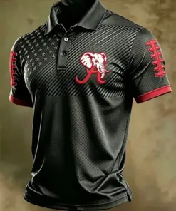 Bama Football Merch Roll Tide Game Day Polo Shirt Football Brother Gifts