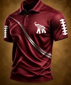 Bama Football Merch Roll Tide Game Day Polo Shirt Sports Gifts For Men