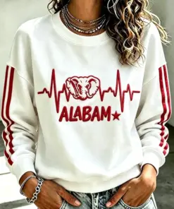 Bama Football Merch Roll Tide Sweatshirt Football Presents For Girlfriend