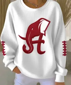 Bama Football Merch Roll Tide Sweatshirt Game Day Sports Gifts For Her