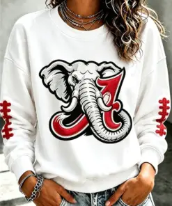 Bama Sports Merch Roll Tide Football Sweatshirt Game Day Gifts For Her