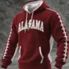 Crimson Sports Merch Football Hoodie Ideas For Husband
