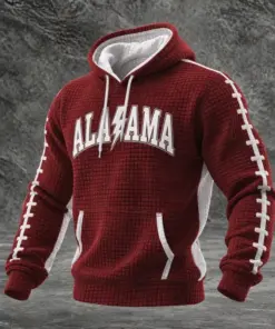 Crimson Sports Merch Football Hoodie Ideas For Husband