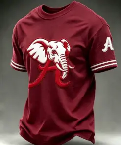 Crimson Sports Merch Football T-Shirt Game Day Brother Gifts