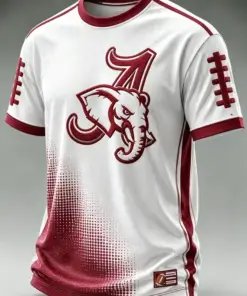 Crimson Sports Merch Football T-Shirt Game Day Sports Husband Gifts