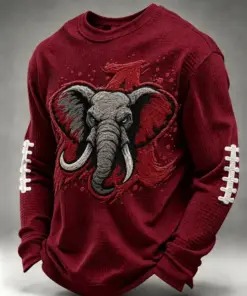 Crimson Sports Merch Get Trampled Long Sleeve Shirt Game Day Gifts