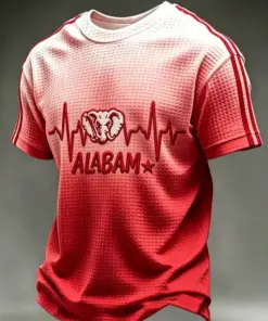 Crimson Sports Merch Roll Tide Football T-Shirt Game Day Apparel
