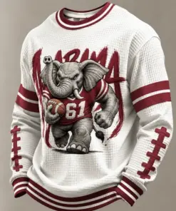 Crimson Sports Merch Roll Tide Long Sleeve Shirt Gifts For Football Fans