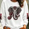 Crimson Sports Merch Roll Tide Sweatshirt Game Day Outfit Gift