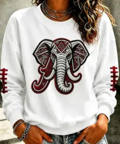 Crimson Sports Merch Roll Tide Sweatshirt Game Day Outfit Gift