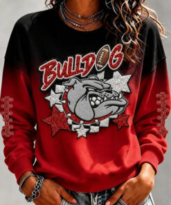 Georgia Football Merch Bulldog Sweatshirt Game Day Football Mom Gifts